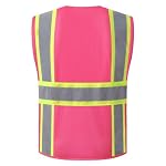 Safety Vest for Women Men HI Vis Reflective ANSI Standard SV206 - Image 2
