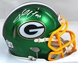 Lukas Van Ness Autographed Packers Flash Speed Mini Helmet - Beckett W Hologram - Autographed NFL Mini Helmets