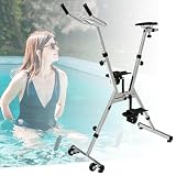 Genérico Bicicleta Estática Acuática para Piscina Bicicletas Subacuáticas De Acero Inoxidable Resistencias Ajustables Ideal para Gimnasios, Complejos Turísticos, Gimnasios Domésticos Y Clubes
