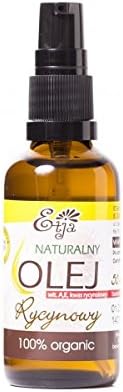 50ml Castor Oil Pure Organic 100% BIO Ricinus Olej Rycynowy ETJA
