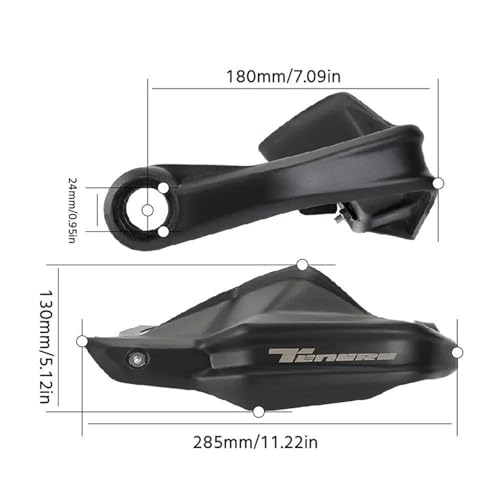 Protège-main de moto avec couvercles protection levier Tenere 700