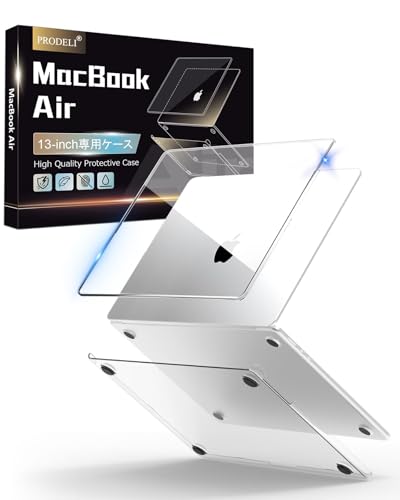 【2026年 M5 チップ】 MacBook Air 13.6インチ 専用 ケース クリア 新しい超薄型 軽量 精密設計 傷防止 オリジナルの美しさを再現 質感 保護カバー おしゃれ 対応 M4/M3/M2 マックブック エアー 13 型番 A3449/A3240/A3113/A2681の商品画像（Amazon）