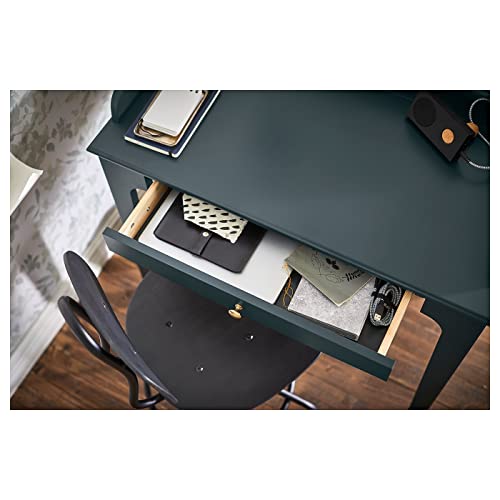 Ikea Lommarp Desk Dark Blue-Green 35 3/8X21 1/4 204.428.27 #TOP4