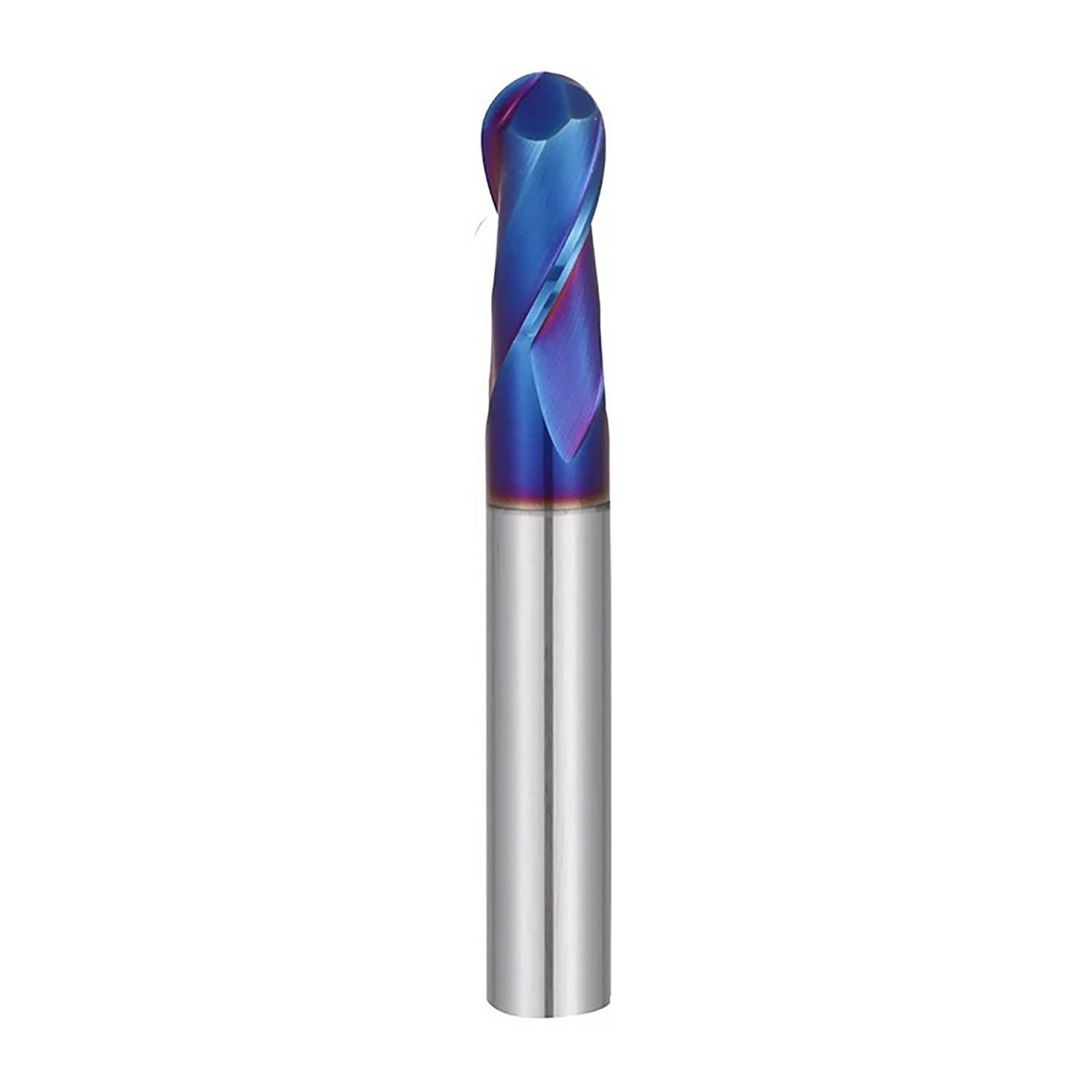 HRC 50 55 65 Ball Nose End Milling Cutter Tungsten Carbide Cutter CNC Router Bit Milling Tool 2 Flute Ball End Mill R1 R2(R3XD6X150,HRC55 2F)