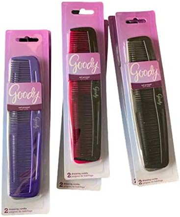 Goody Dressing Styling Comb 7.3/4" 2/pack - Assorted Colors