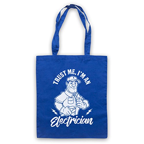 Sac d'emballage humour électricien une idée cadeau originale en coton