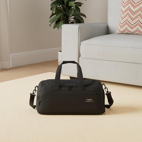 FIORETTO-Mens-Sports-Gym-Bag-with-Wet-Pocket-Shoe-CompartmentTravel-Duffle-Bag-Overnight-Bag-with-Padded-Shoulder-Strap-Water-Resistant-Sports-Holdall-for-Swimming