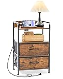 サイドテーブル コンセント付き