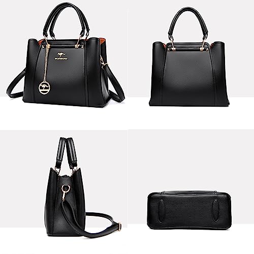 Bolsa Feminina Couro Plutônio Bolsa de Ombro Mão Transversal para Uso Diário Luxo Bolsa de Mão Multi
