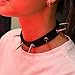 MILAKOO Gothic Choker Damen Nieten Choker Herren Spikes Choker Punk Lederhalskette verstellbar