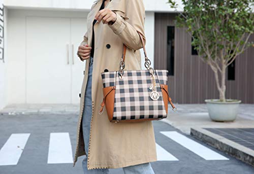 Image of MKF Collection Women's Tote Bag With Wristlet Wallet Bag, Vegan Leather Handbag Purse Set by Mia K
