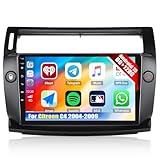 GOHHDL Radio Carplay pour Citroën C4 ------ La radio stéréo tactile Carplay 2Din est compatible avec les Citroën C4 2004, 2005, 2006, 2007, 2008 et 2009. Elle est équipée du dernier système Android 15, d'une mémoire vive de 6 Go et d'une mémoire de stockage de 128 Go pour une utilisation fluide
