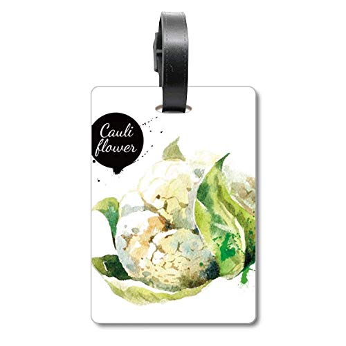 Étiquette pour valise motif chou-fleur pour éviter la perte de vos sacs à l'aéroport
