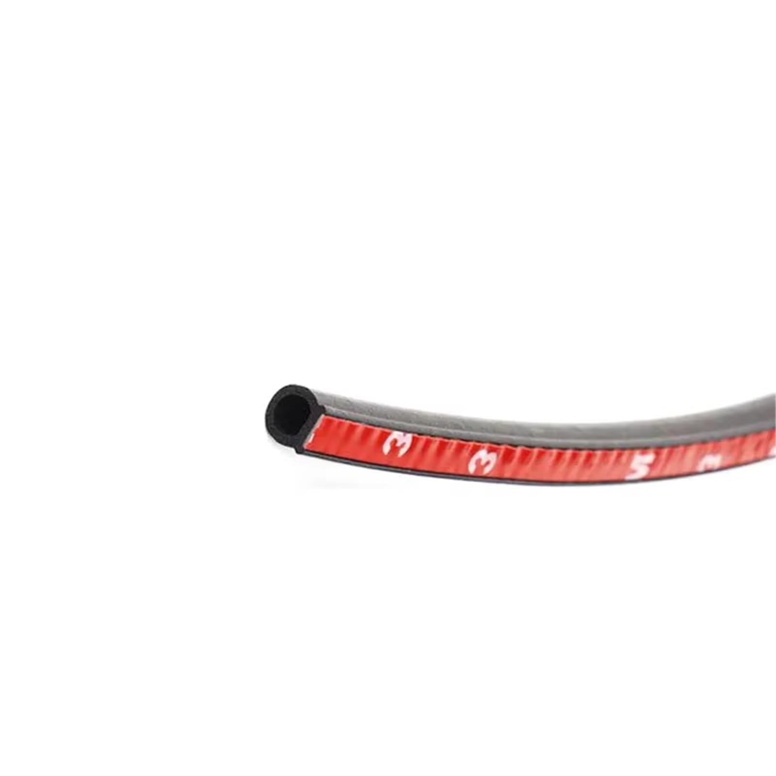 Vamhhx Small D Car Rubber Sealing Strips Car Seal Strong Adhesive 4 Meters Shape B P Z Big D Door Strip Epdm Rubber Noise Insulation Weatherstrip Soundproof Car Door Rubber Seal(Small D)