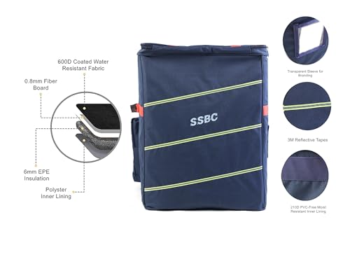 Image of SSBC Royal Blue Logistics /Parce /Grocery /Ecommerce /Luggage /Loundry Delivery Bag,210 Litre Capacity Waterproof,28 * 20 * 18 Inches Size for Ecommerce /Logistics Use Small Meals and Container Delivery