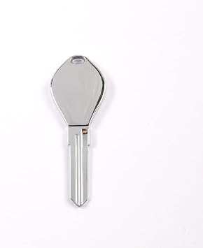 1 Piece 26MM Zinc Alloy Motorcycle Key Blank Uncut Motorbike Duplicate Key Replacement Compatible with Harley Davidson X48 X72 XL883N/L/R.XL1200 Hardman #B26 Right Slot