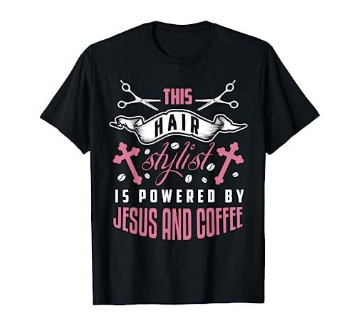 Hair Stylist Shirt Religious Jesus Stylist...