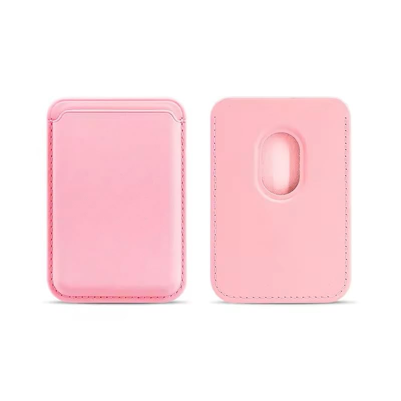 Volt Strike MagSafe Compatiable PU Leather Wallet, Card Holder, Magnetic Wallet for iPhone | Compatible for All MagSafe Cases | PU Leather | (Pink)-image-42