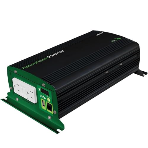 Nature Power 38210 Modified Sine Wave Inverter, 1000-watt