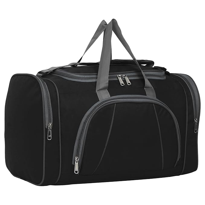 65 L Hand Duffel Bag - Stylish Light Weight Travel Bag Luggage Bag (Black)-image-28