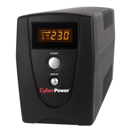Preisvergleich Produktbild Cyberpower VALUE800ELCD Line-Interactive Unterbrechungsfreie Stromversorgung (LCD-Display, 480 Watt, Serial Port, USB)