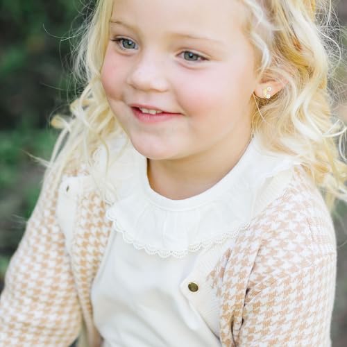 Image of Hope & Henry Girls' Peter Pan Mix Media Top