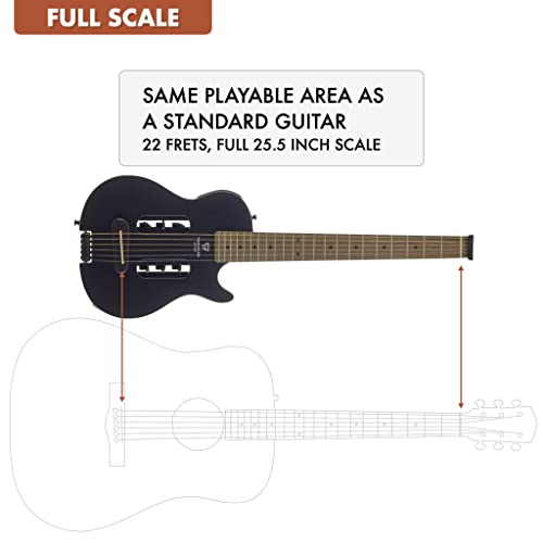 Traveler Guitar 6 String Acoustic-Electric Guitar, Right, Black (Mk3 Bks) #TOP3