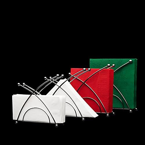 Stainless Steel Napkin Holder for Tables  Napkin Holders for Kitchen, Table Napkin Holders, Cocktail Napkin Holder, Modern Napkin Holder, Paper Napkins Holder, Chrome