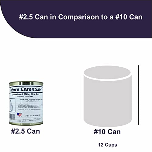 1 Can of Future Essentials Canned Powdered Non Fat Milk