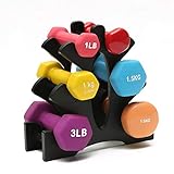 3 opción Pet para agrandar agrícola HEX Dumbbell: Opción 3 niveles está diseñado para acomodar grandes pesas con mancuernas, debido a las grandes distancias entre cada poseedor de los animales y el borde inferior del bastidor. El soporte está diseñado principalmente para pesas de goma hexagonales, pueden, sin embargo, otros tipos adecuados de manillar cuando las dimensiones son apropiadas.