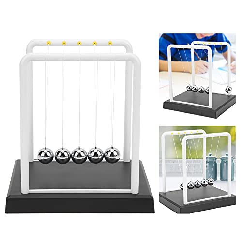 Características da Decoração do Berço Newtons Balanço Bola Brinquedo Bilhar Quadrado Branco Elegante
