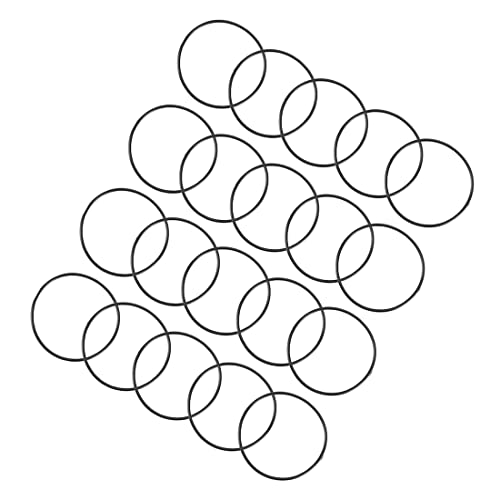 PATIKIL 31mmx29mmx1mm Nitrile Gomma O-Ring, 20 Pezzi Metrico Meccanico Sigillatura Guarnizione Rondelle di Tenuta Anelli per Acqua Idraulici, Nero