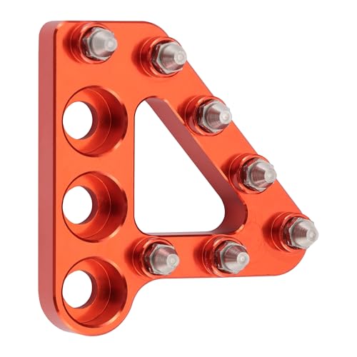 GOOFIT Orange Motorrad Rear Bremspedale Tip Foot Lever Bremspedale Tip CNC Aluminum Ersatz für 125-500 K16 K18 NC SX SXF EXC EXCF XC XCW XCF SX SXF EXC EXCF Most Chinese Dirt PitBike