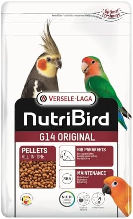 Nutribird G14 Original | Pellets para cotorras | 1 kg | con prebi...