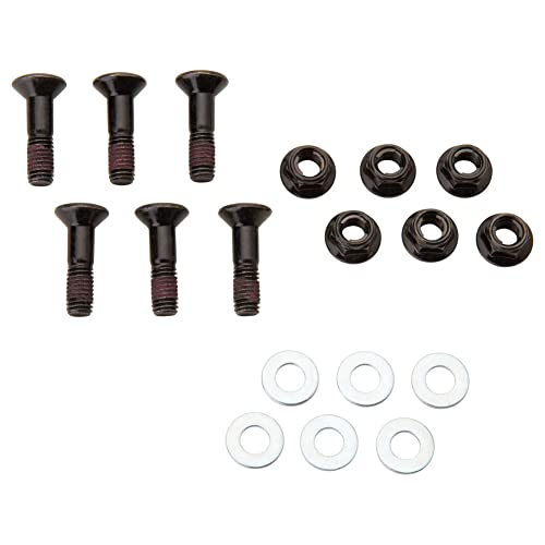 Bolt Motorcycle Hardware (2008-HS.B) Black Hub-Savers Sprocket Fastener