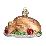 Old World Christmas Turkey Platter Glass Blown Ornament