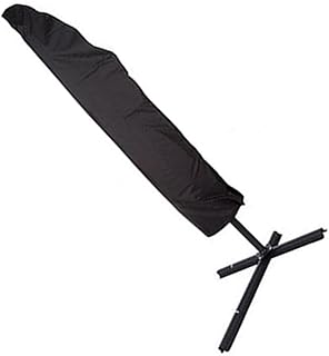 Parliky Capa De Guarda-Chuva De Jardim Capa De Guarda-Chuva Offset Capa De Guarda-Sol Grande Com Cordão Capa De Sofá De Banana À Prova De Água 210D Preto Capa De Guarda-Sol Ao Ar Livre