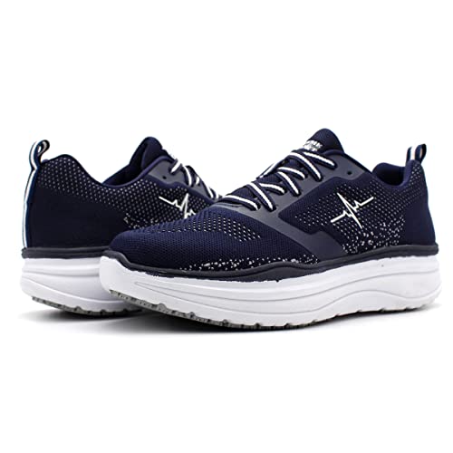 Laforst Mens Platform Xtreme Comfort Slip Resistant Sneaker