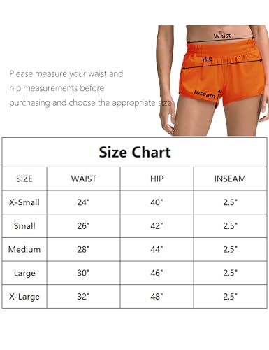 Hxunjw Athletic Shorts For Women,Mesh Lined 2.5 Inch/4 Inch Running Shorts,Quick Dry Active Workout Shorts With Zip Pocket thumb #5