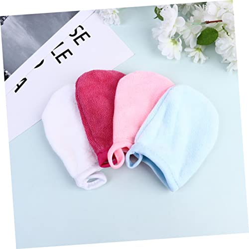 Beavorty 3 Pçs Esponja De Pó De Maquiagem Microfibra Toalha Facial Luva De Esfoliação Corporal Pano