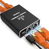 Dbilida 1 to 3 Ethernet Splitter - 1000Mbps LAN Splitter for Cat 5/6/7/8 Cables, Supports Computers, Hubs, Routers, Set-top Boxes (3 Devices Simultaneously)