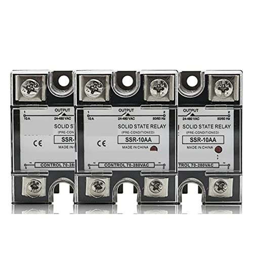 Relais à semi-conducteurs monophasé AC SSR-25AA pour contrôle PID de température