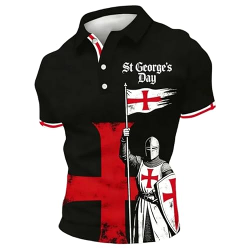 Chemise courte homme imprimé patriotique anglais WWricotta décontractée pour le quotidien