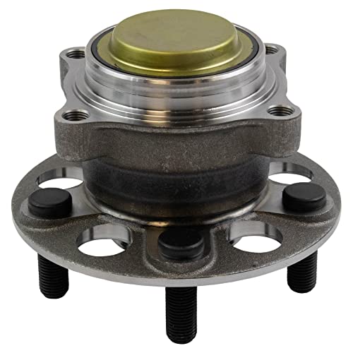 Image of TRQ 2 Piece Rear Wheel Bearing & Hub Assembly Set with ABS Sensor Compatible with 2017-2022 Honda Ridgeline
