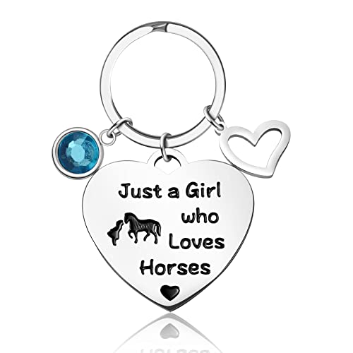 Opiniones de Ropa de Hípica para Niña Top 10. 45 YELUWA Llavero De Perro/Caballos Para Niñas Y Mujer, Llavero De Animal Solo Una Chica Que Ama a Los Perros/Caballos Cumpleaños Llavero Inspirador Para Niñas Amantes Animal...