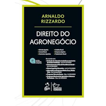 Capa do livro Direito do Agronegócio