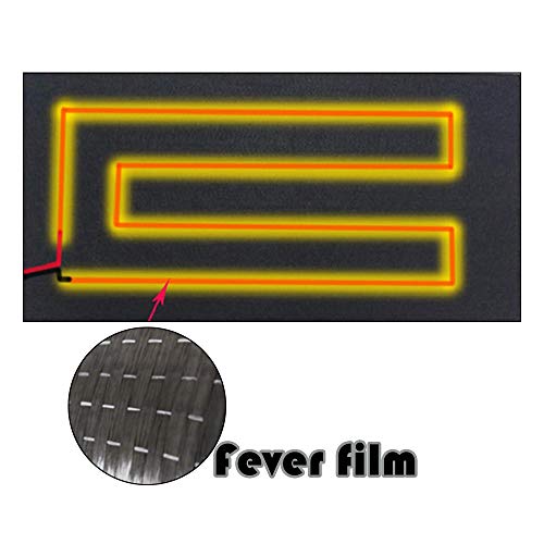 Almofada de aquecimento, Romacci Filme aquecido de fibra de carbono elétrico USB 3 engrenagem interr