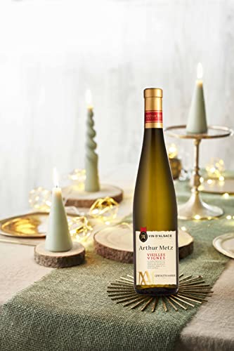 Arthur Metz - Edler Weißwein Gewürztraminer Vieilles Vignes, Alte Rebe, Halbtrocken (1 x 0.75 l)