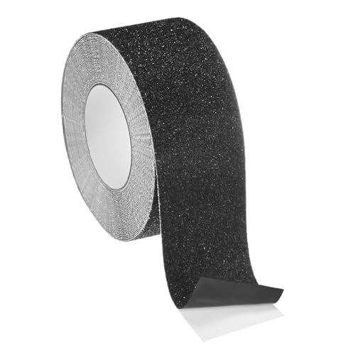 Image of M METERXITY 1-Pack Grip Tape, 2Inch x 49.2ft /50mm x 15m Anti Slip Traction Tape for Stair Steps /Indoor /Outdoor, Non Skid Adhesive Stair Tread Tape [Black]