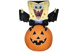 Gemmy Spongebob Scary Christmas Inflatable - 5ft